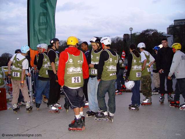 Les concurrents du Salomon Freeskate Festival 2004