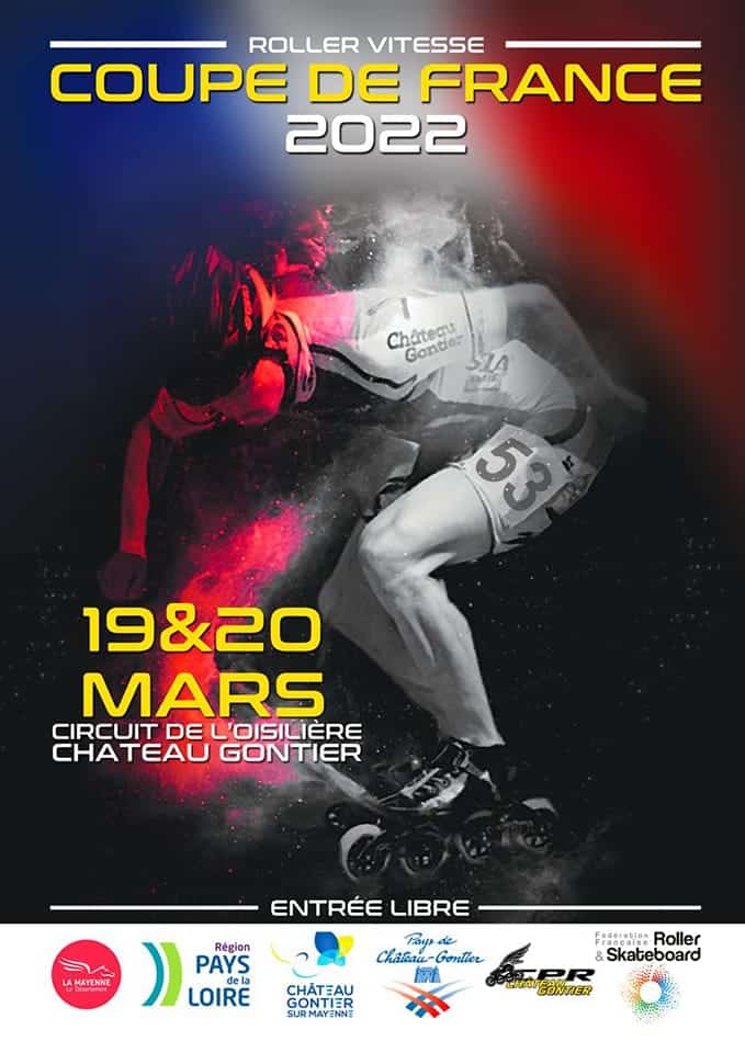 Coupe de France roller de vitesse 2022 à Château-Gontier (53)