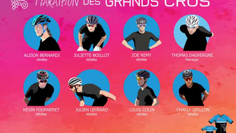 Le marathon des Grands Crus monte son équipe de roller course