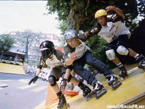 Roller Cross à Lausanne en 2002