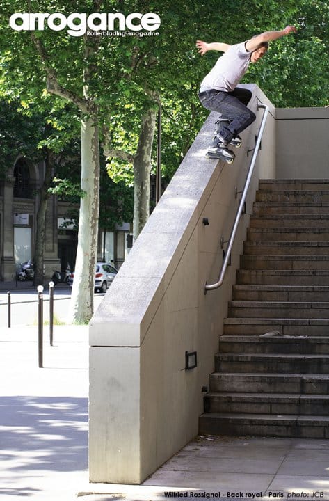 Wilfried Rossignol en couverture du magazine Arrogance en 2010