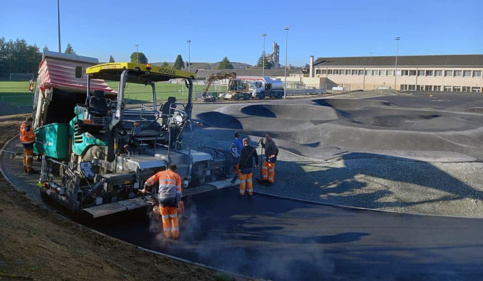 Le façonnage de la Piste de Saint-Pierre-la-Cour