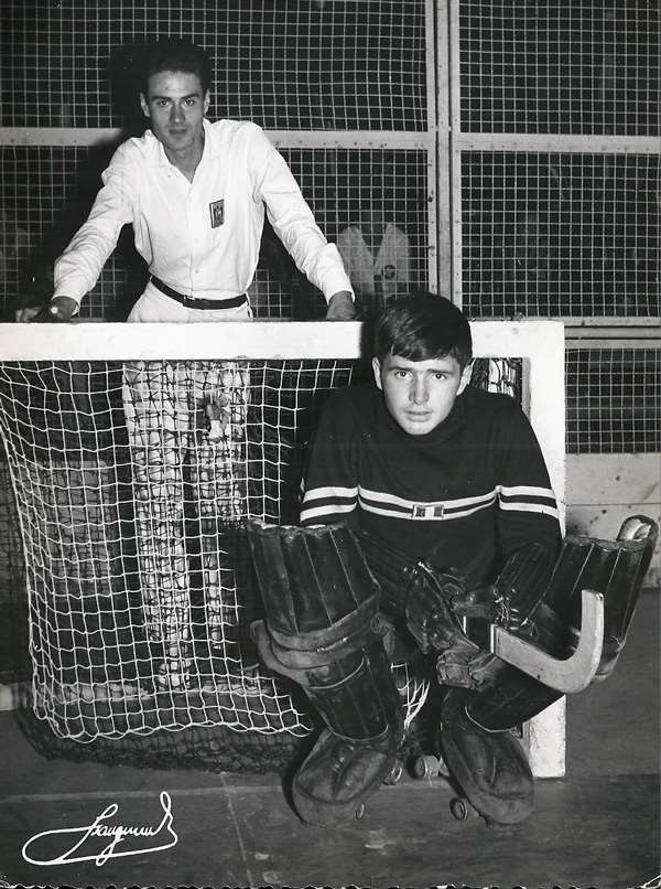 Jean Paul Chiffoleau avec l'équipe de France Junior à Madrid en 1962