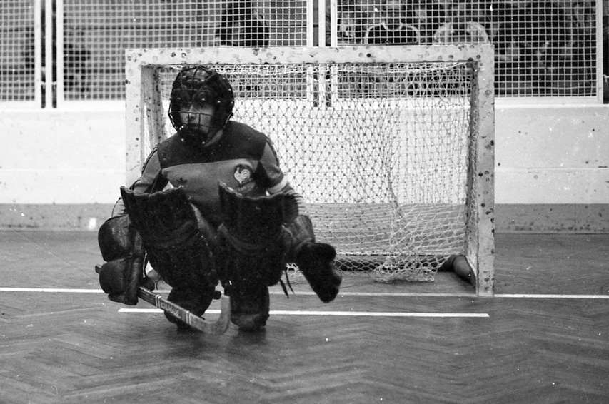 Jean-Paul Chiffoleau dans les cages de l'équipe de France senior