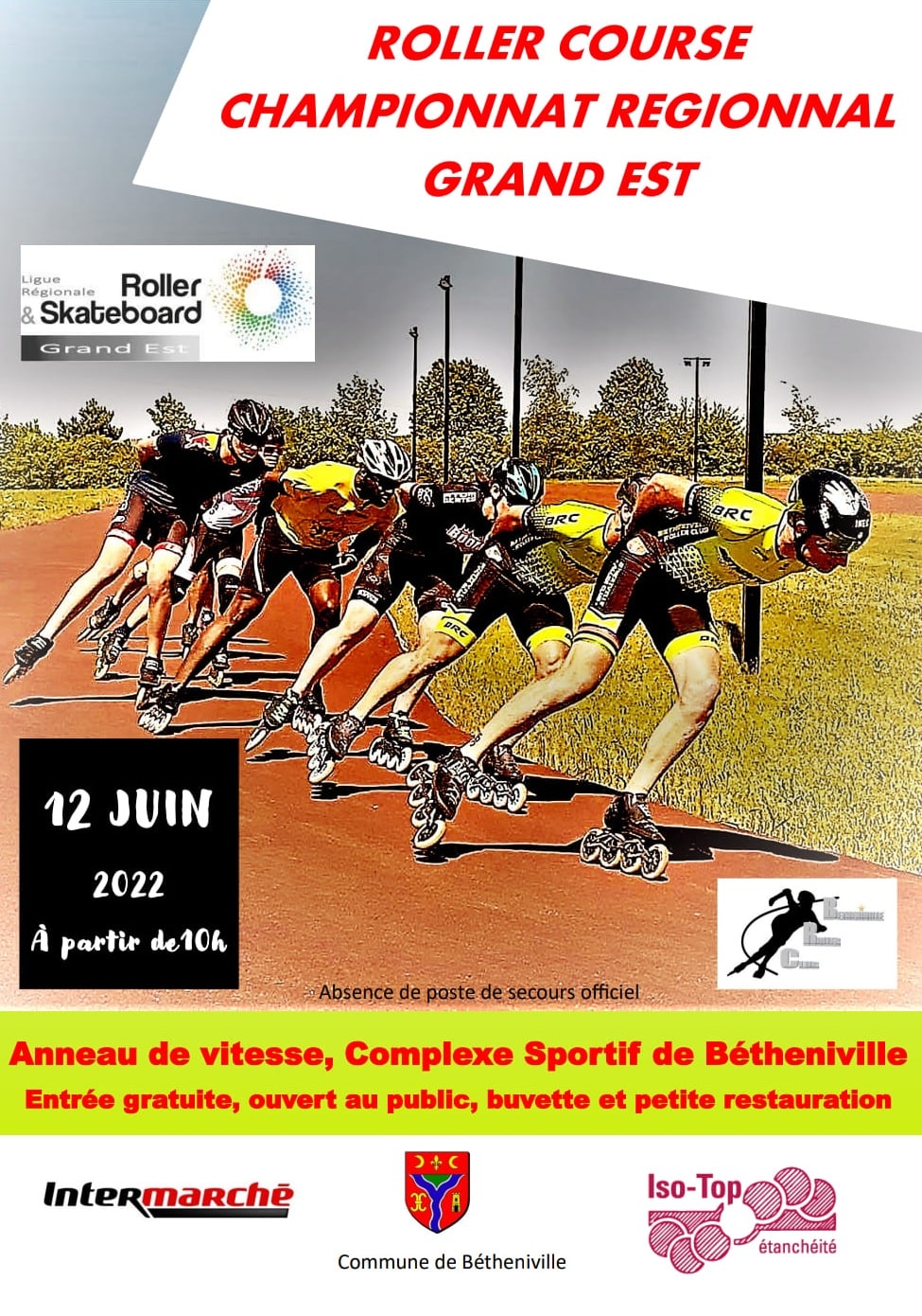 Championnat régional de roller course Grand-Est 2022 à Betheniville (51)-Annulé
