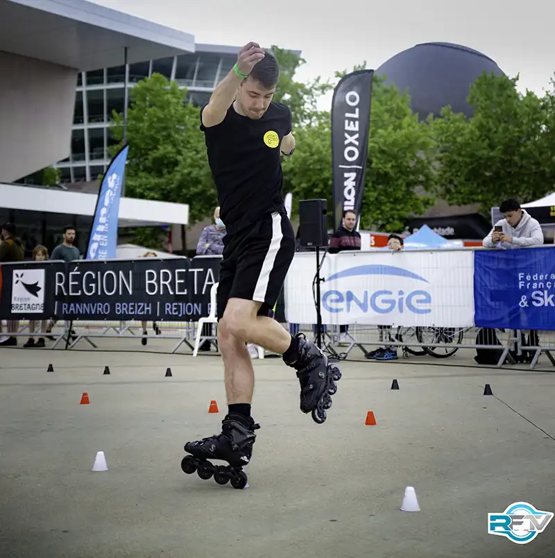 Résultats de slalom battle - Rennes sur Roulettes 2022 -wheeling