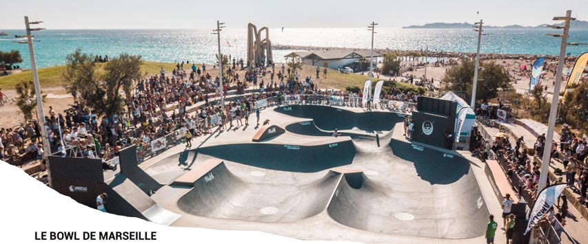 Vue panoramique du Bowl du Prado à Marseille (13)