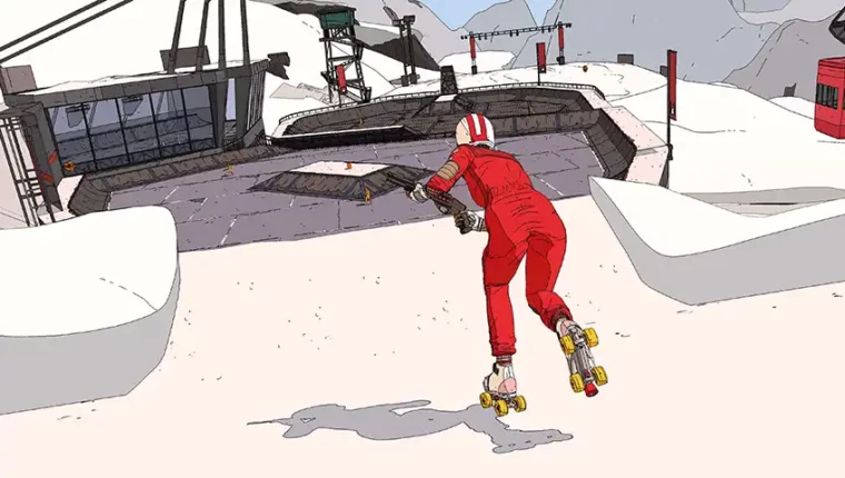 Rollerdrome : jeu vidéo de roller rétro-futuriste