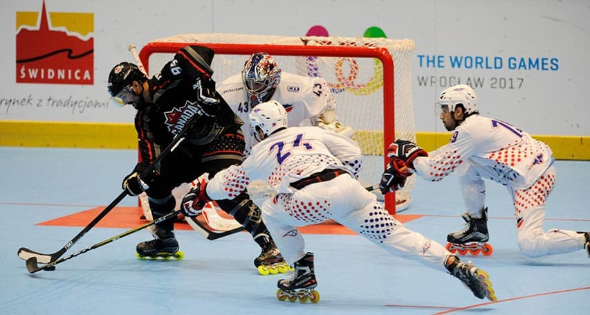 L'équipe de France de roller hockey aux Jeux Mondiaux 2017