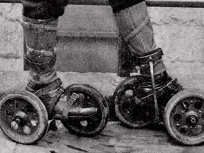 Le patin à roulettes : considéré comme moyen de transport… en 1917 !