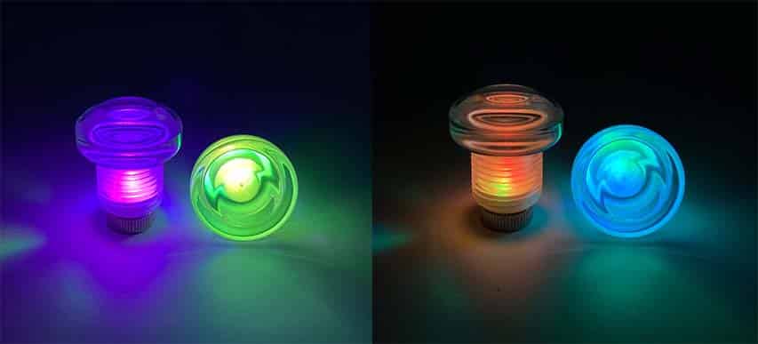 Les plugs lumineux se déclinent en différentes couleurs