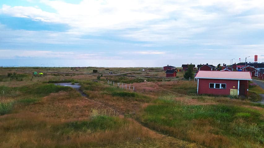 Paysage de bord de mer en Finlande