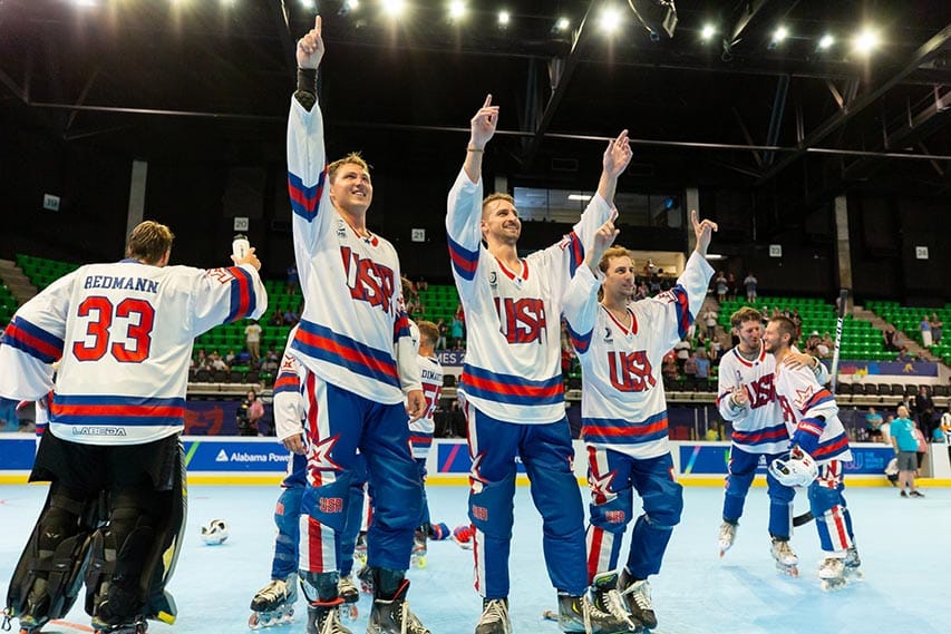 Les Etats-Unis, vainqueurs des Jeux Mondiaux 2022 à domicile en roller hockey