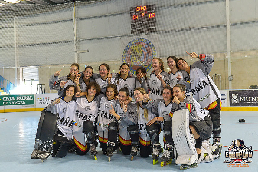 L'Espagne, Championne d'Europe de roller hockey 2022 en senior femme