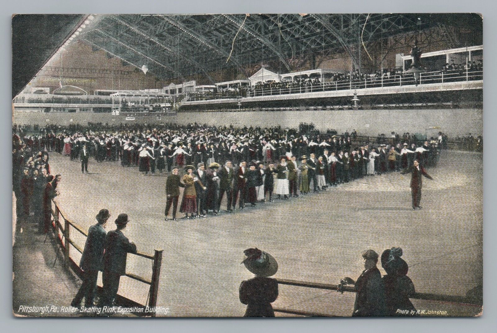 Illustration : Roller Skating Rink de Pittsburgh, Pennsylvanie