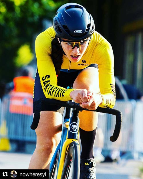 Margaux Vigié en fixie