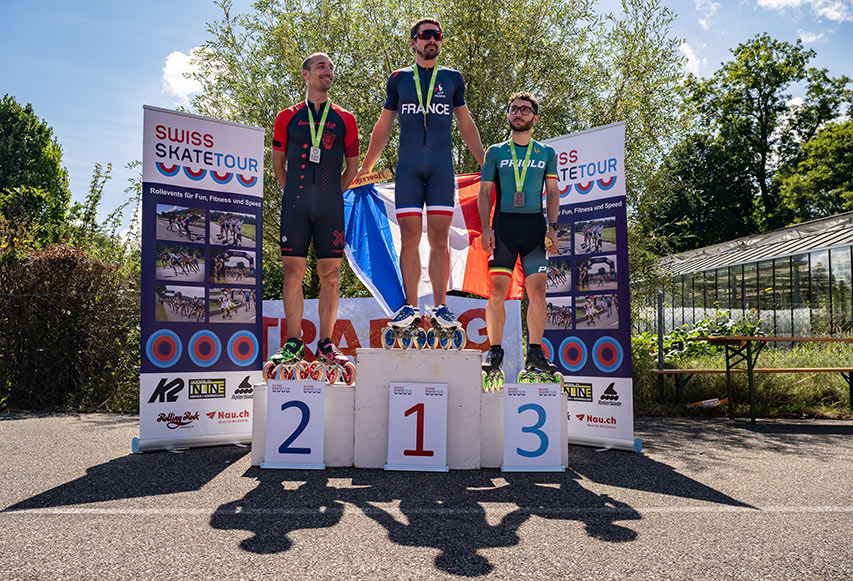 Podium hommes du Mitelland Rollt 2022