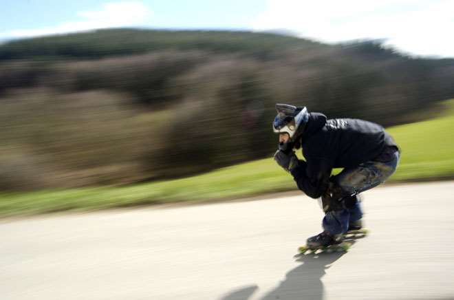 Position de schuss au Marcel et son Freeroute 2008