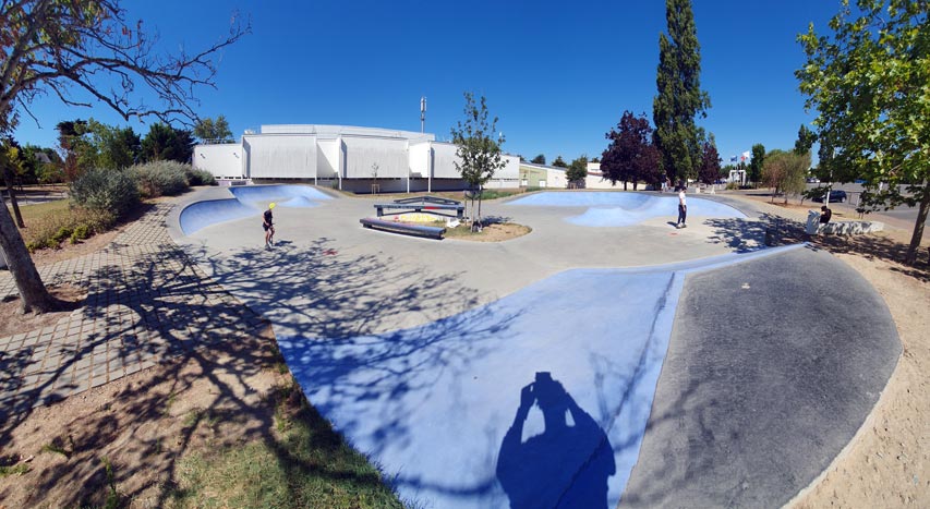 Skatepark de la Baule - les courbes