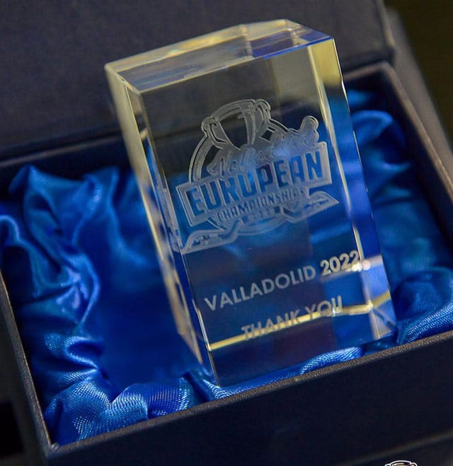Trophée du Championnat d'Europe de roller hockey 2022 à Valladolid