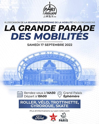Grande Parade des Mobilités 2022 à Paris (75)
