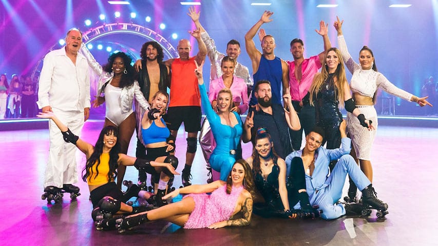 Les participants à Skate Fever - Stars auf Rollschuhen