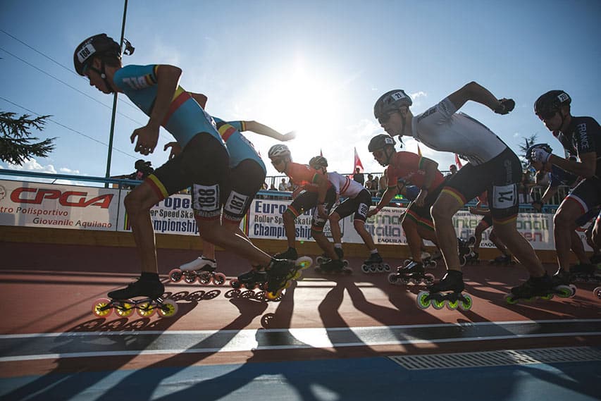 Résultats des courses à points et à éliminations des championnats d'Europe de roller course 2022