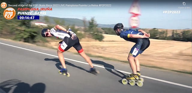 Vidéo du marathon roller P2P 2022