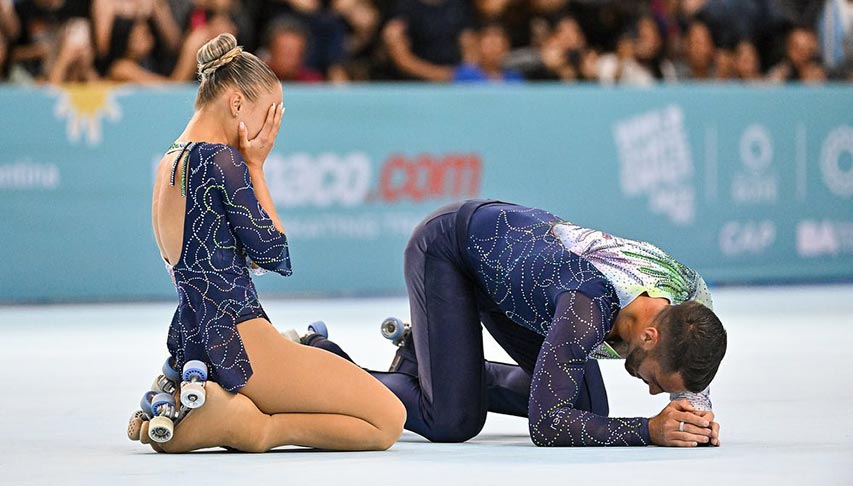 Couple danse roller artistique - championnat du monde 2022