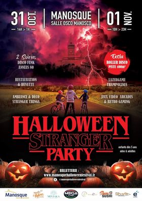 Soirées roller Halloween Stranger Party à Manosque (04)
