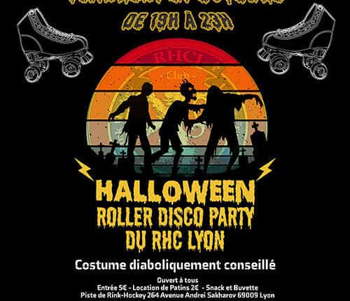 Soirée roller spéciale Halloween 2022 à Lyon (69)