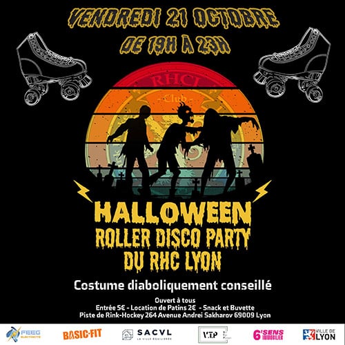 Soirée roller spéciale Halloween 2022 à Lyon (69)
