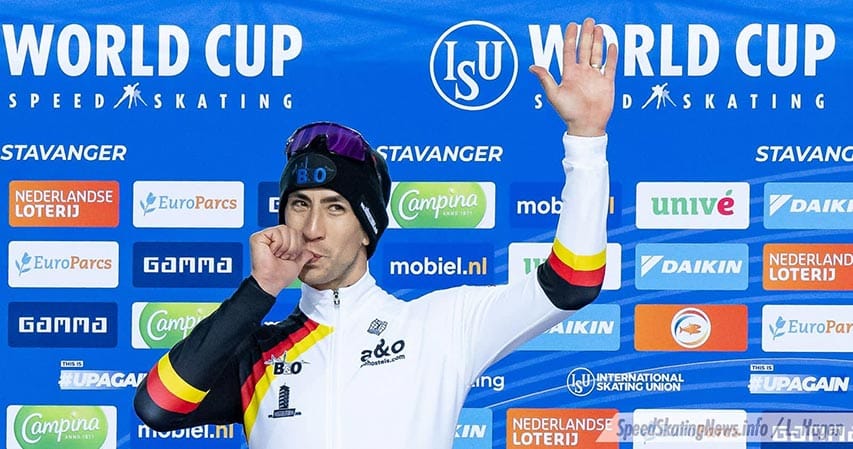 Felix Rijhnen (GER), vainqueur de la mass-start - ISU World Cup Stavanger 2022