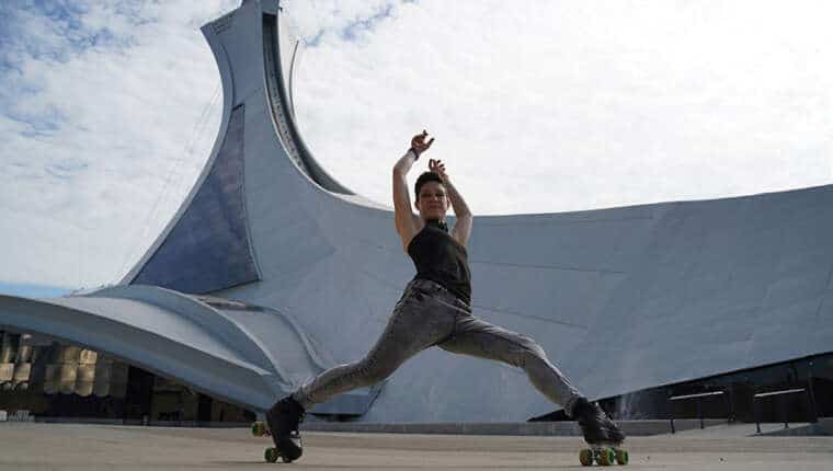 Chloé Seyrès en roller dance - Photo : Julie Bruhier