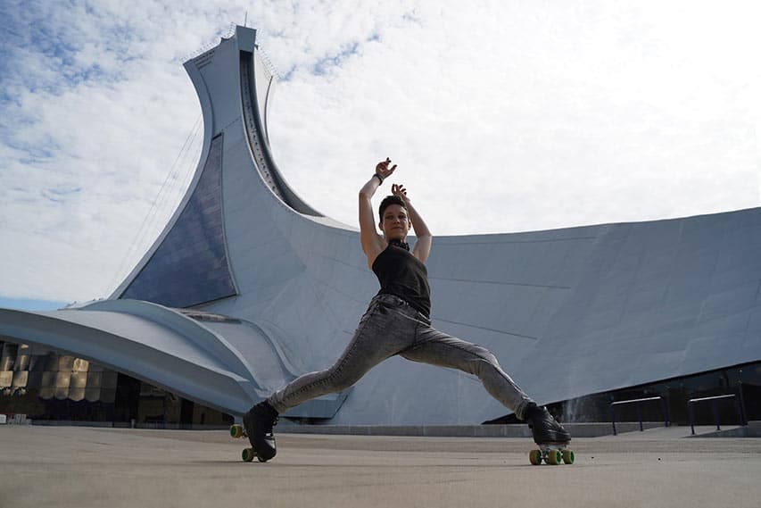 Chloé Seyrès en roller dance - Photo : Julie Bruhier