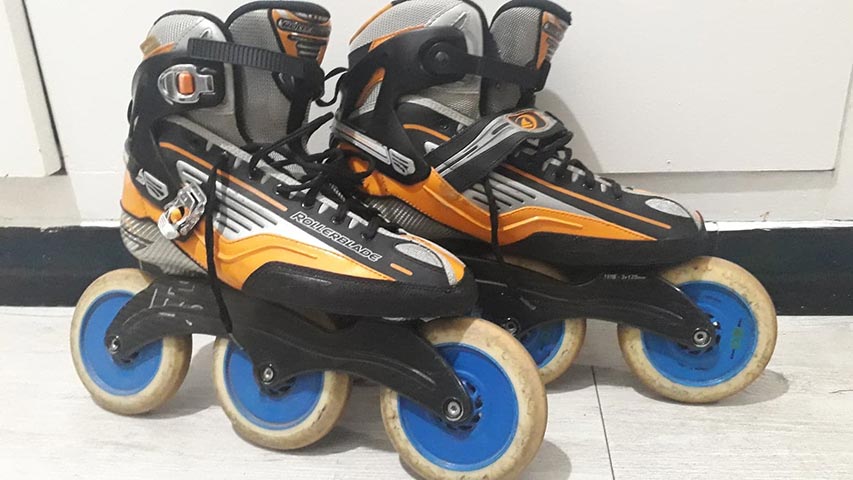 Les patins de Patrice Elias