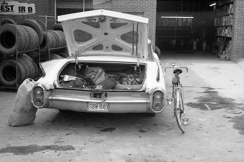 1983 : le vélo a souffert sous les 50 kg de charge