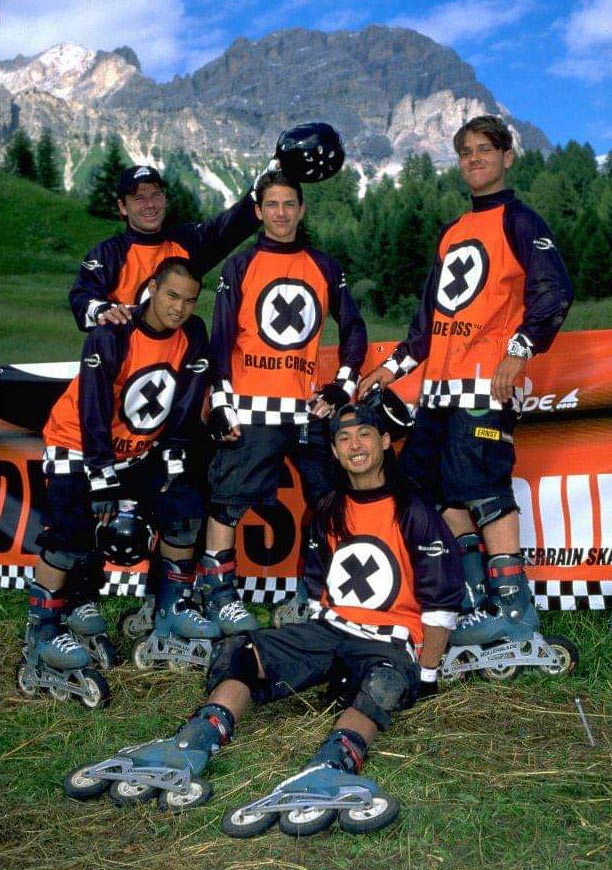 Avec la team Europe Rollerblade Coyote