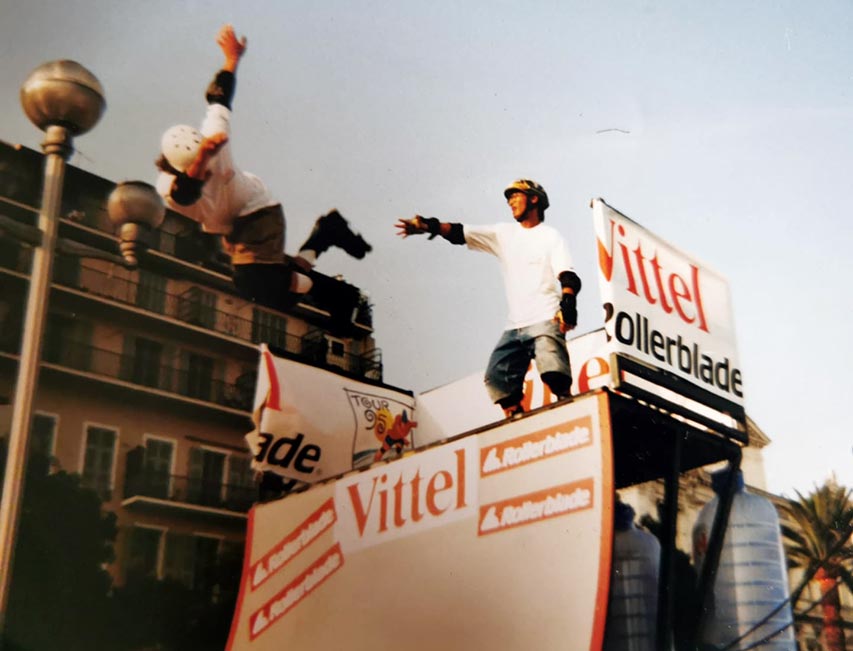 Première date de la première tournée Rollerblade