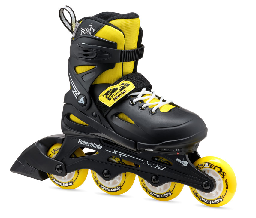 Rollerblade Fury noir jaune 2023