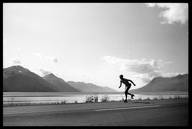 En longeant Turnagain Arm - 21 juillet 1986, entre Anchorage et Summit Lake, Alaska © Antoine de Givenchy
