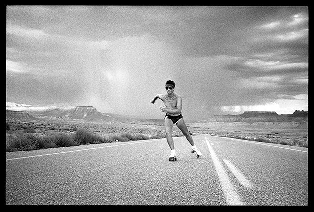 Sous un ciel menaçant - 28 ou 29 juillet 1985, après Orderville, Utah © Antoine de Givenchy