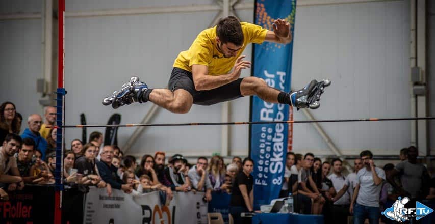 Oscar Briex en hauteur pure à Noron en 2019 - photo : RFTV