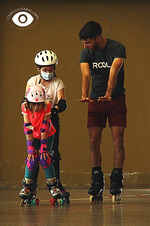 Oscar Briex en cours de roller - photo : Camille Caballero