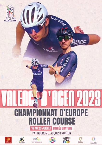 Championnat d&rsquo;Europe roller course 2023 à Valence d&rsquo;Agen (82)