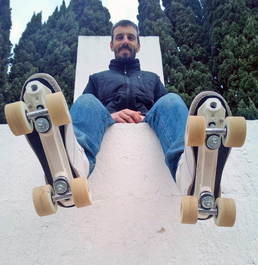 Emilien Martinoty, l'un des webmasters de rollerquad.net