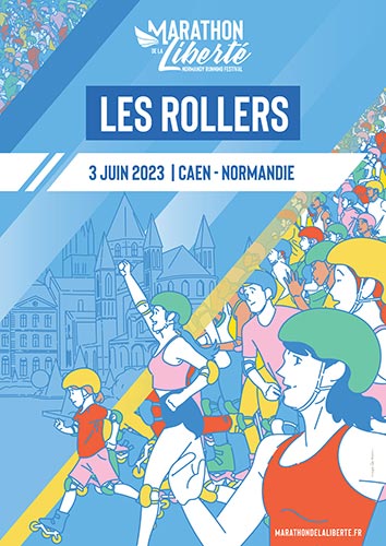 Affiche des Rollers de la Liberté 2023