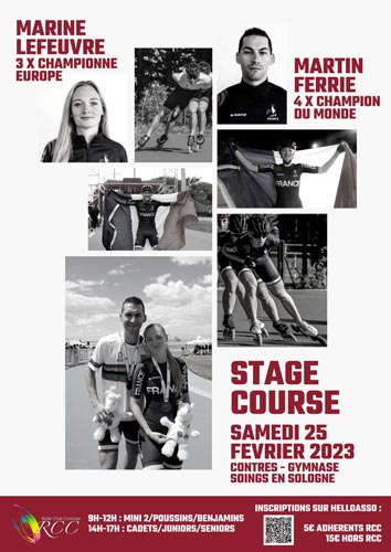 Stage de roller course 2023 à Soings-en-Sologne (41)