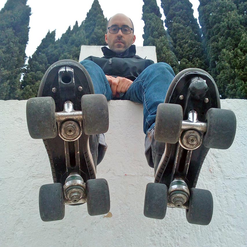 Walid Nouh, l'un des webmasters de rollerquad.net