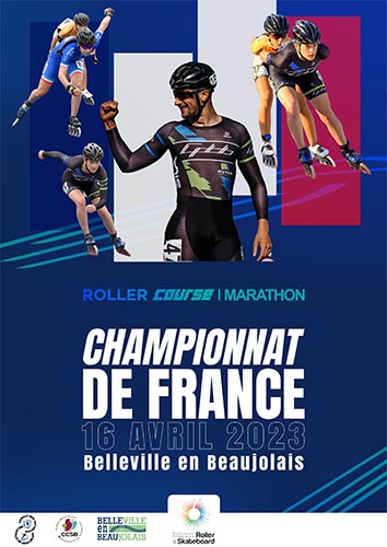 Championnat de France Marathon roller 2023 à Belleville (69)